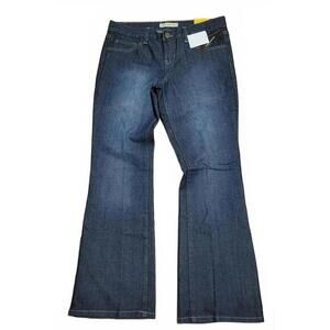 Fashion Bug Dark Wash‎ Low Rise Stretch Bootcut Jeans Size 8P